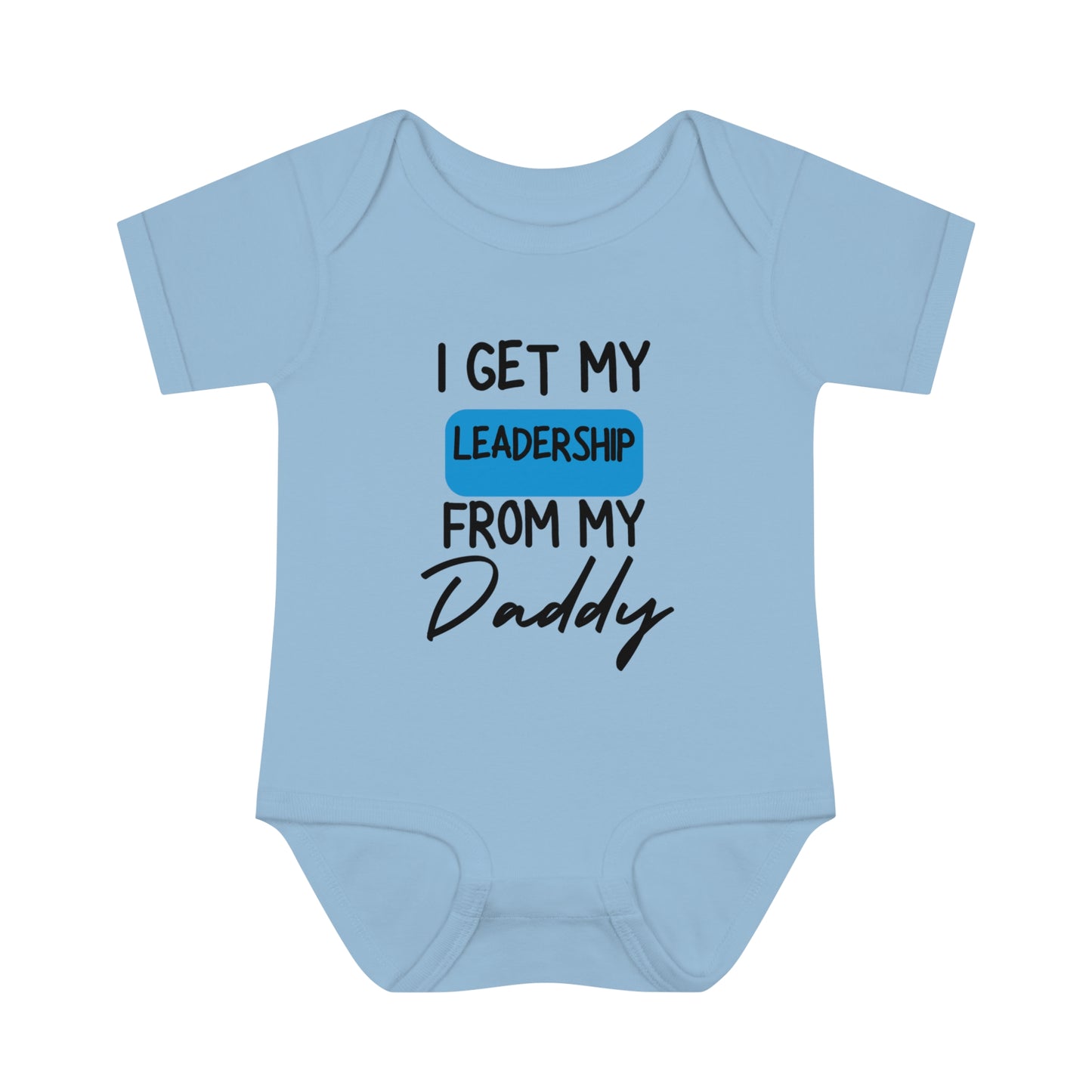Infant Baby Rib Bodysuit (LD/Light Blue)