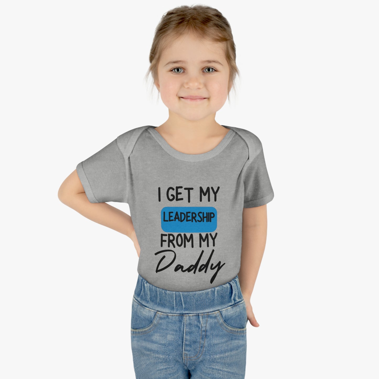 Infant Baby Rib Bodysuit (LD/Light Blue)