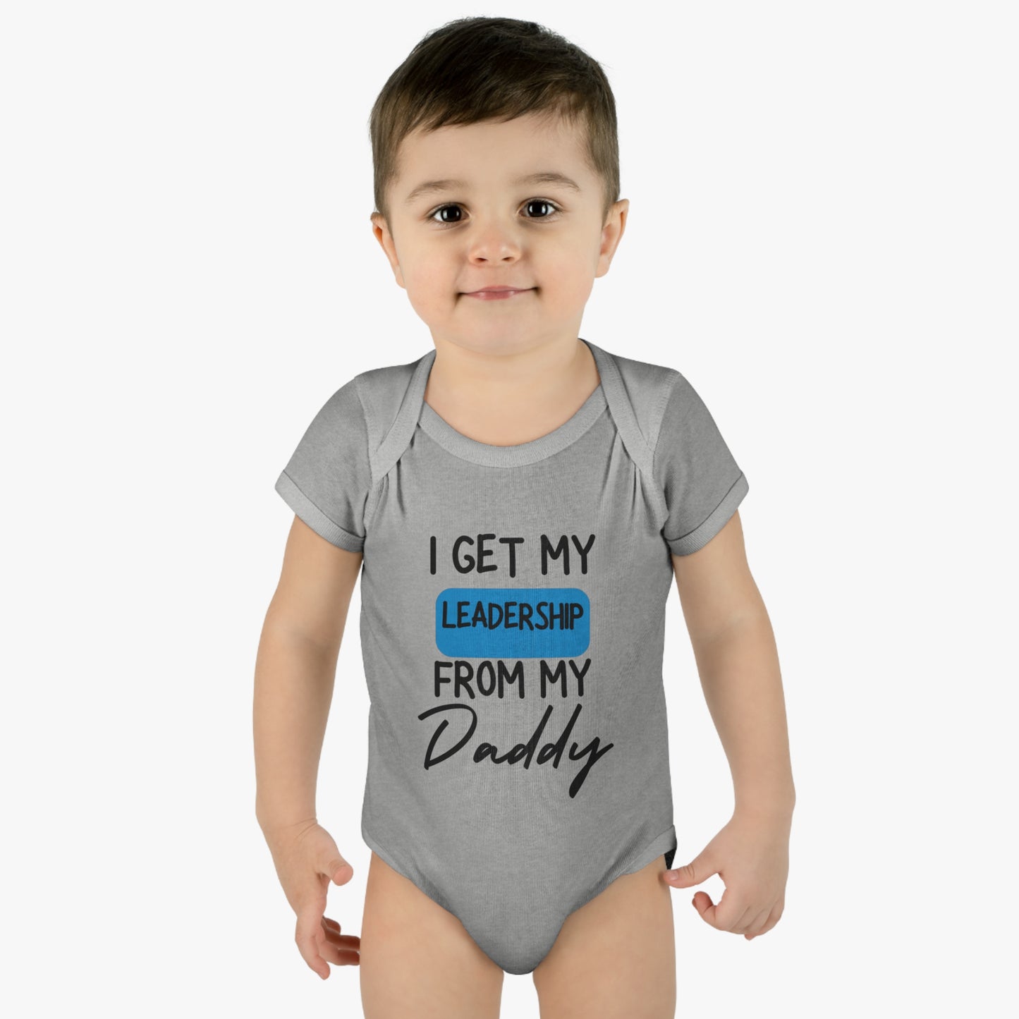 Infant Baby Rib Bodysuit (LD/Light Blue)