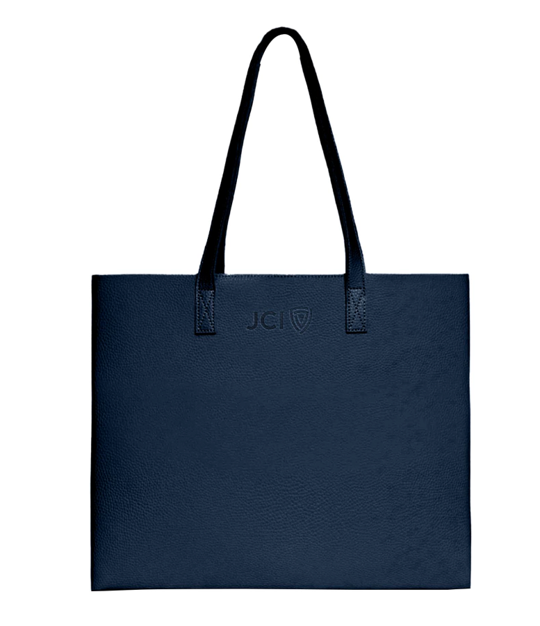 Landscape Leather Tote Bag