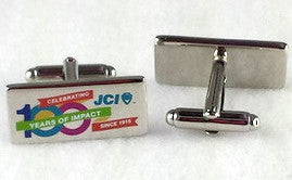 Rectangle JCI 100th Anniversary Cufflinks