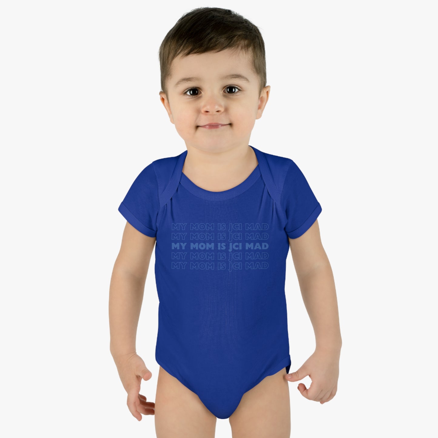 Infant Baby Rib Bodysuit (M-White)