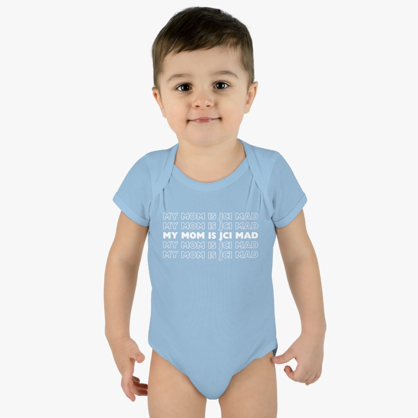 Infant Baby Rib Bodysuit (M-Black)