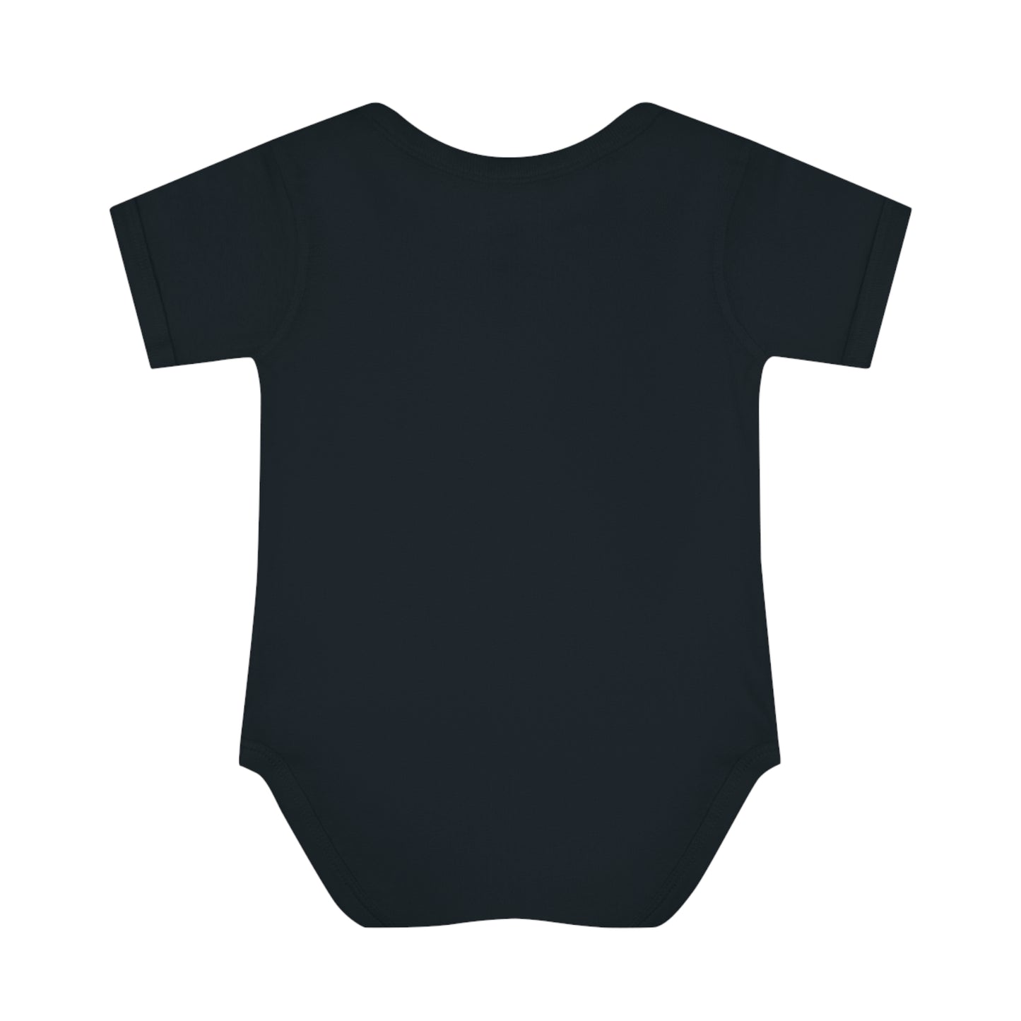 Infant Baby Rib Bodysuit (LD/Black)