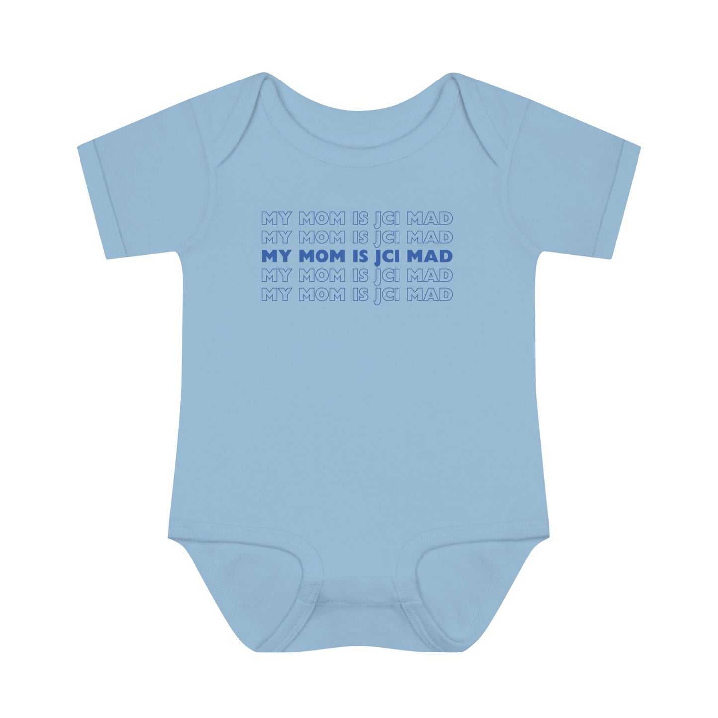 Infant Baby Rib Bodysuit (M-White)