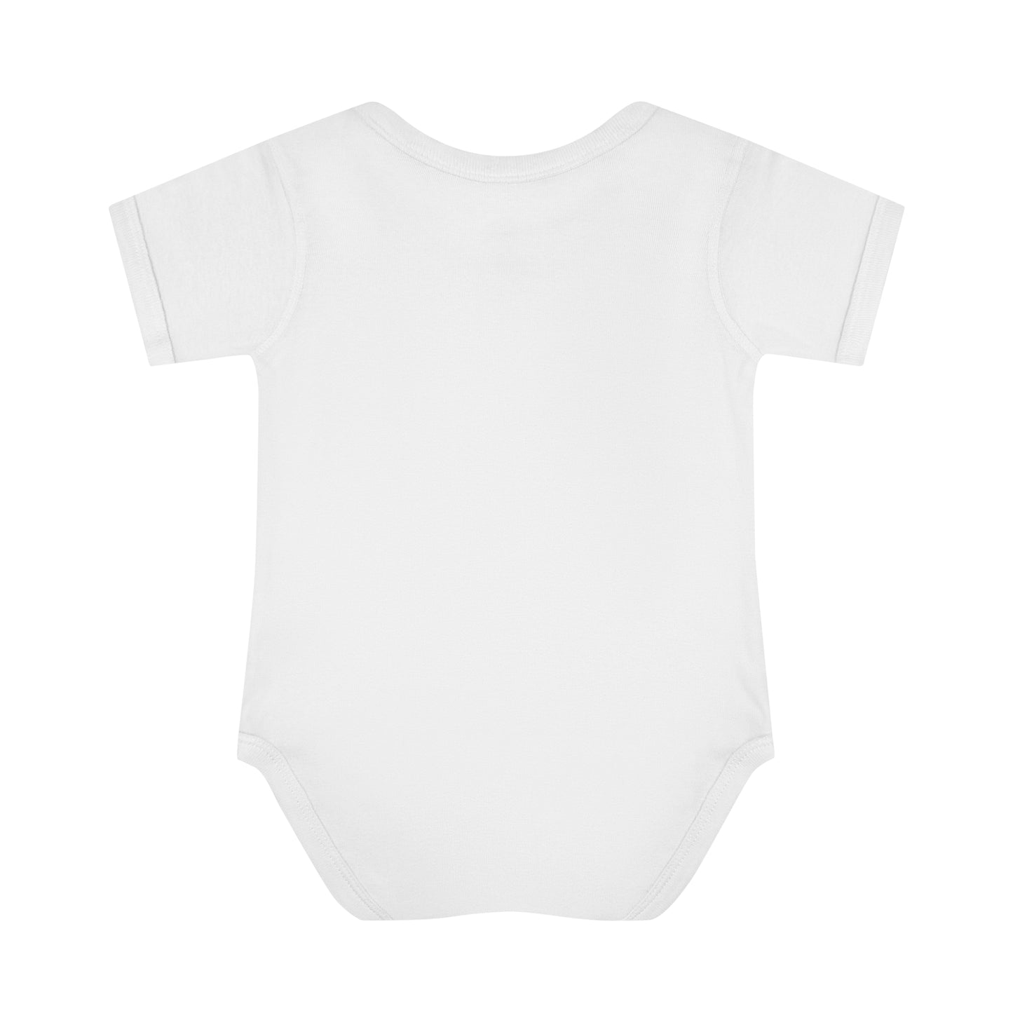 Infant Baby Rib Bodysuit (White)