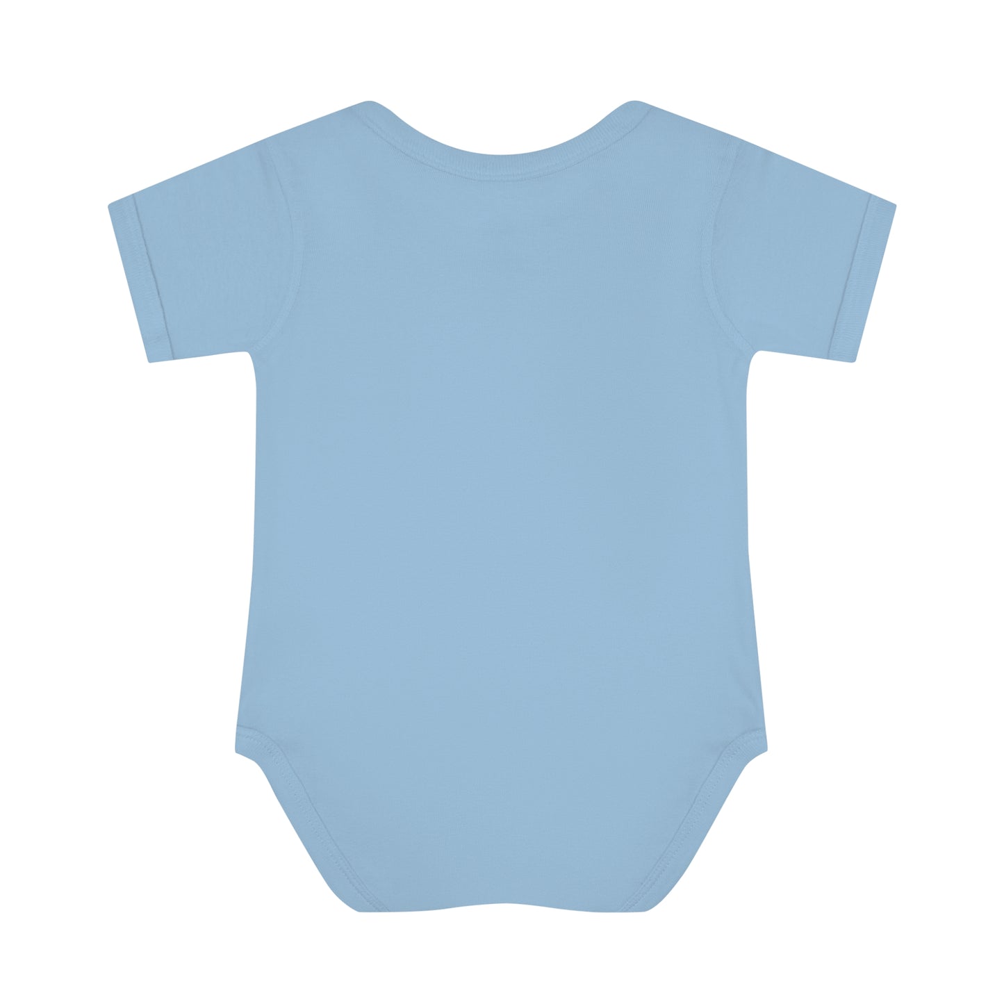Infant Baby Rib Bodysuit (LM/Light Blue)