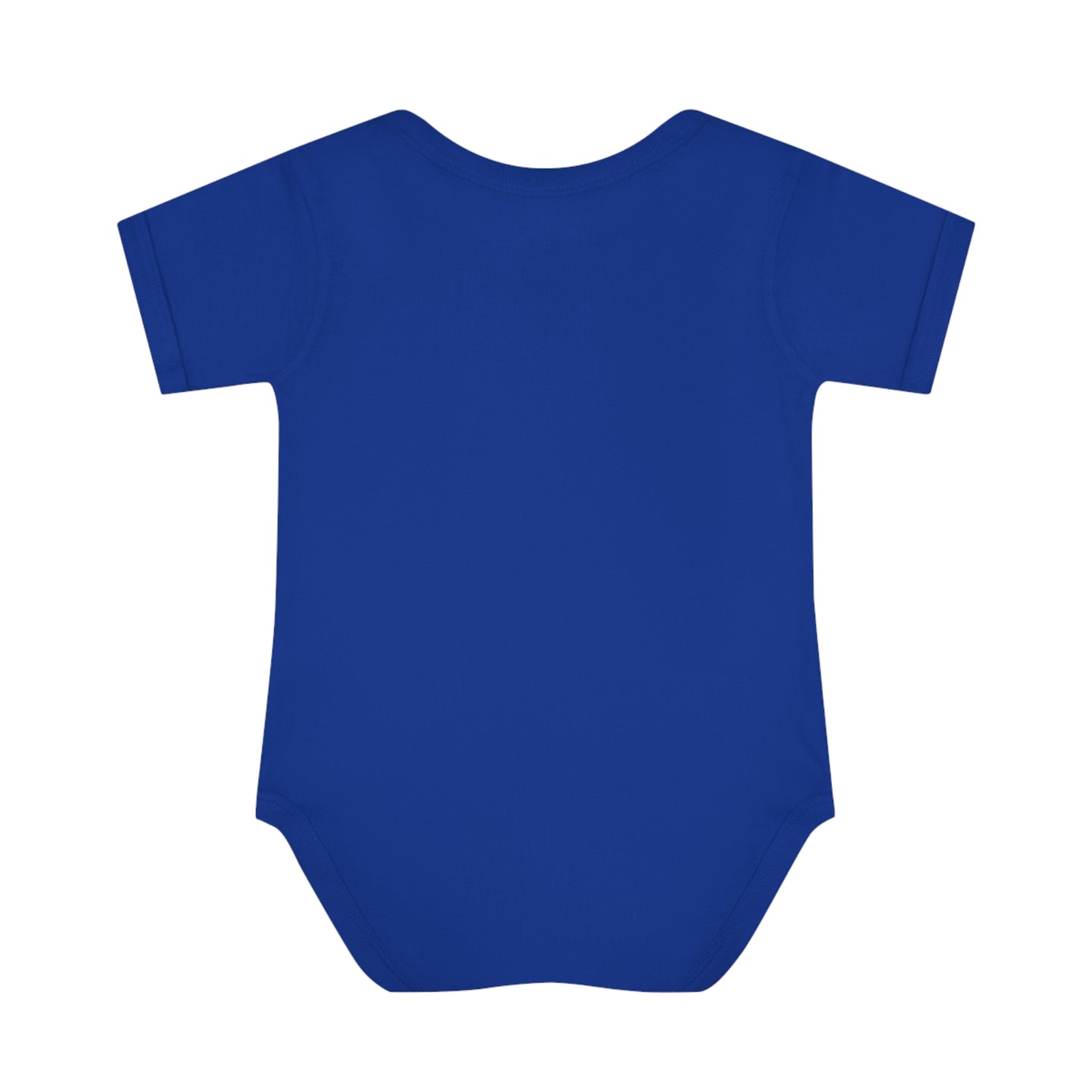 Infant Baby Rib Bodysuit (LD/White)