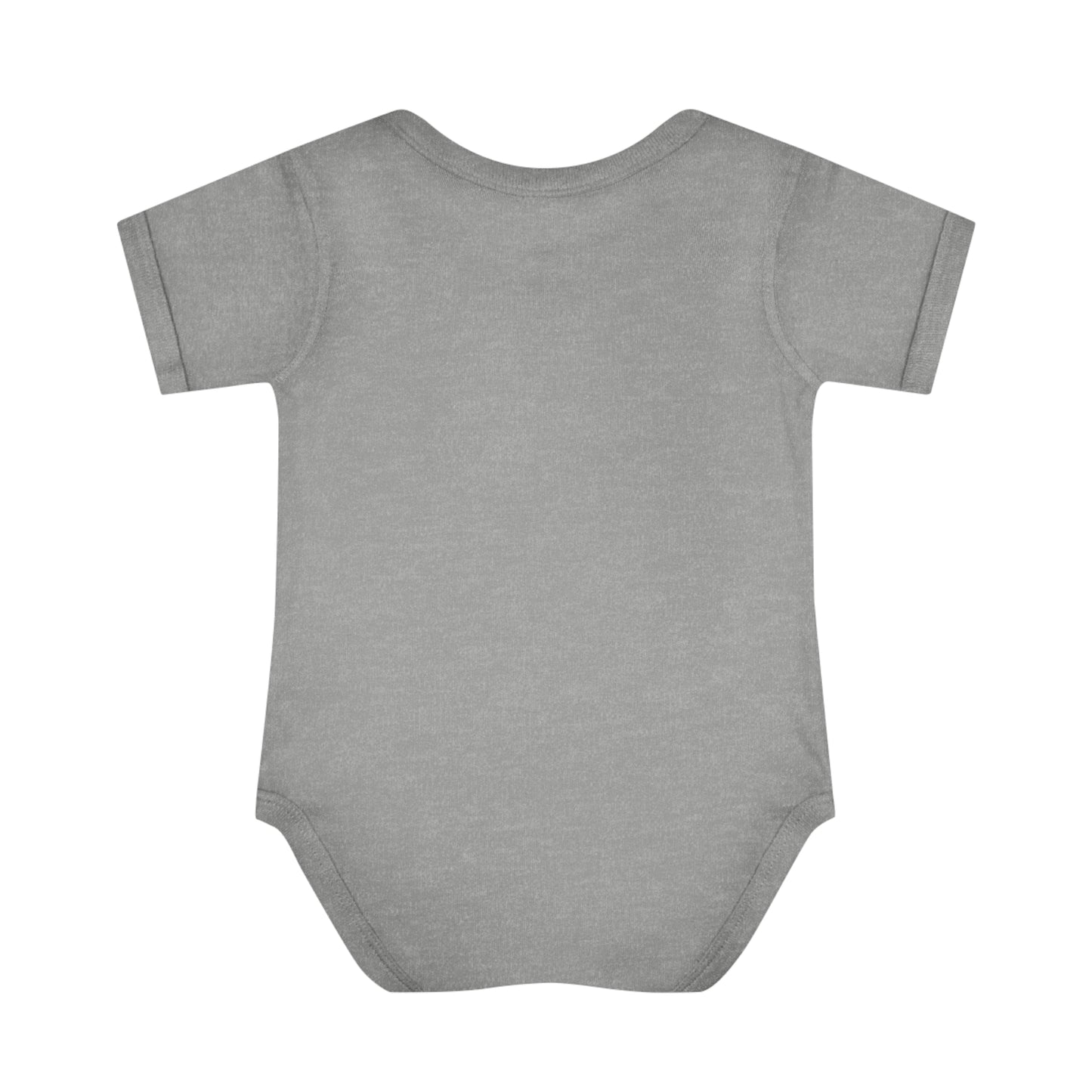 Infant Baby Rib Bodysuit (LM/White)
