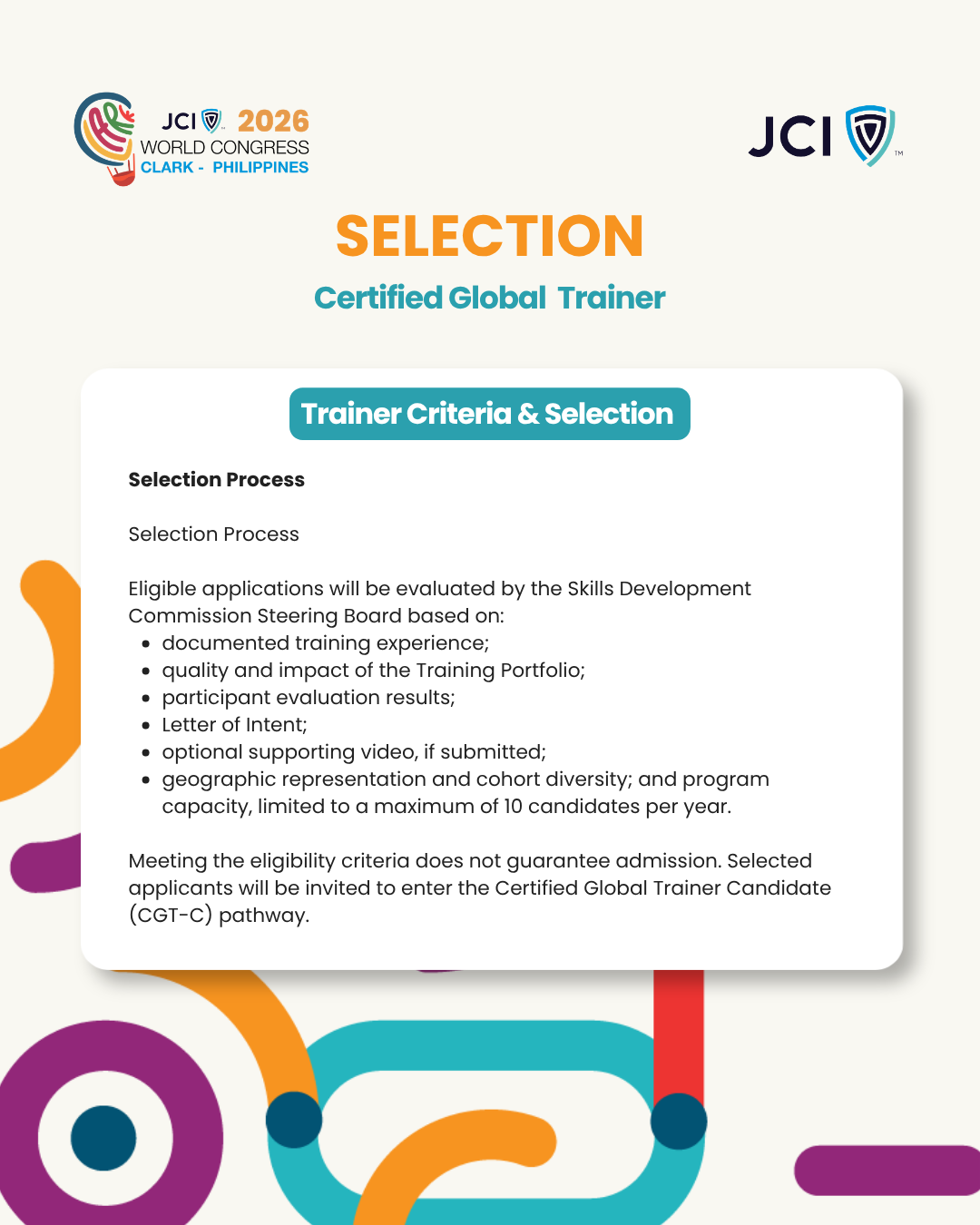 JCI Certified Global Trainer Program