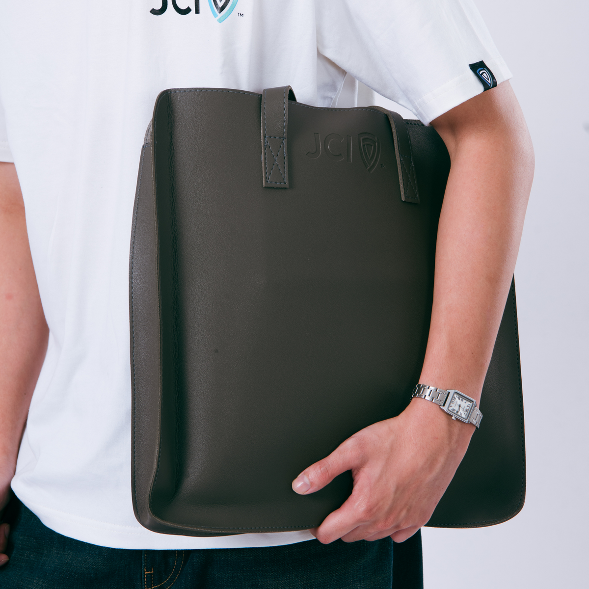 Leather Tote Bag - WC