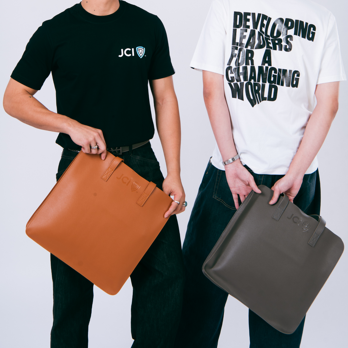 Leather Tote Bag - WC