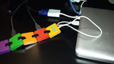 Multi-Colored USB Smart Hub