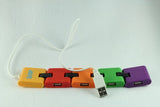 Multi-Colored USB Smart Hub